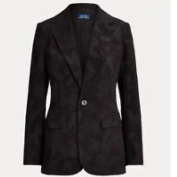 Floral Jacquard Blazer by Polo Ralph LaurenSz 14NWTlight weight